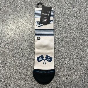 Stance Socks Youth Boys Size 3-5.5 MLB Minnesota Twin Cities Crew
